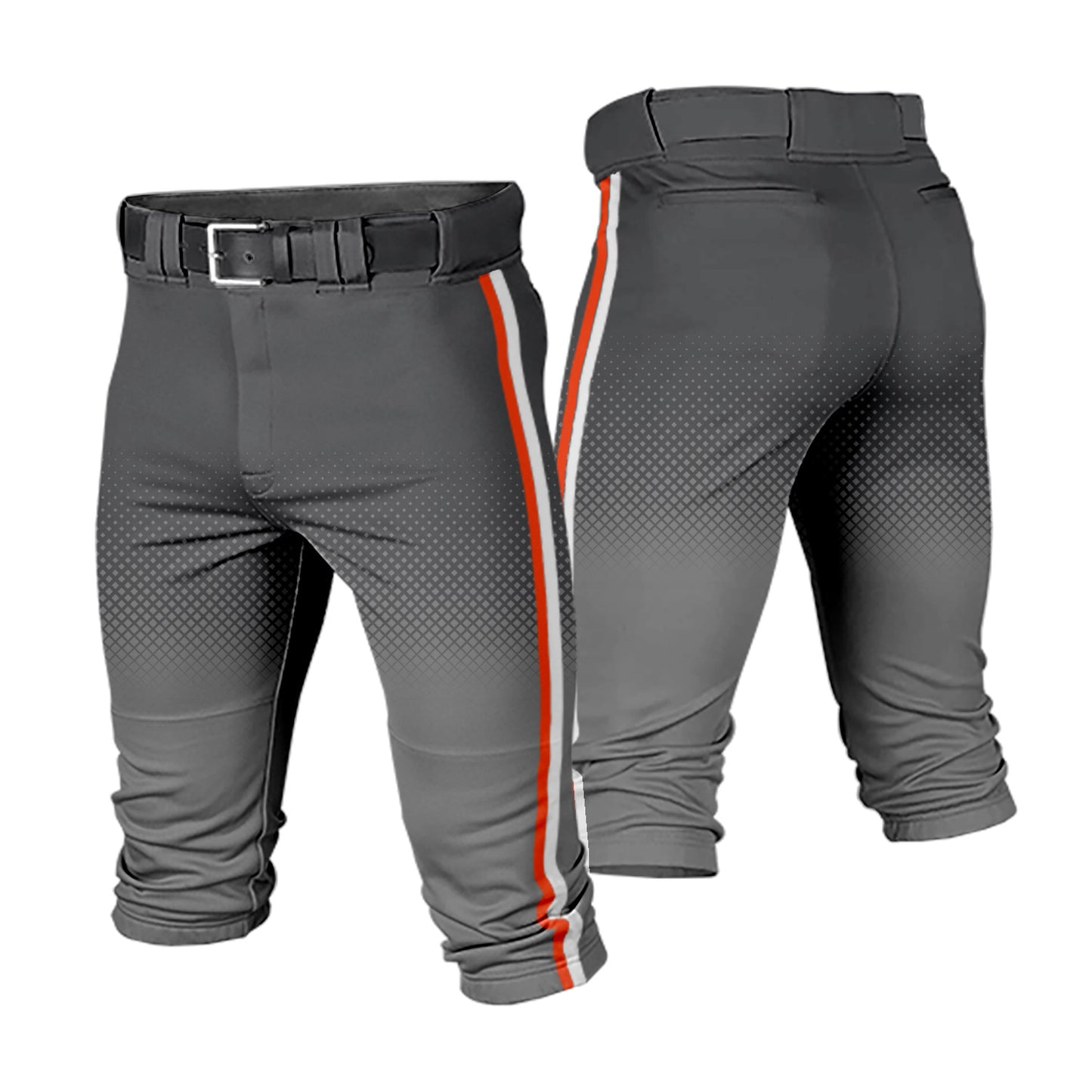 Custom Men Youth Traditional Cropped Baseball Pants