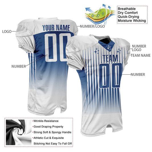 Custom Adult Youth Football Jersey with Name Number Logo