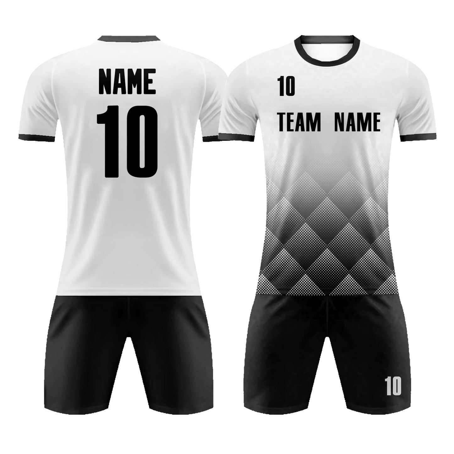 Custom Soccer Jersey Shorts Breathable Training Uniform