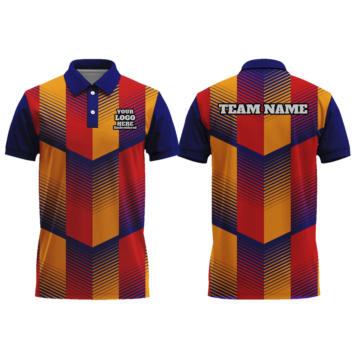 Personalized Men Women Polo Shirt Slim Fit Golf Jersey