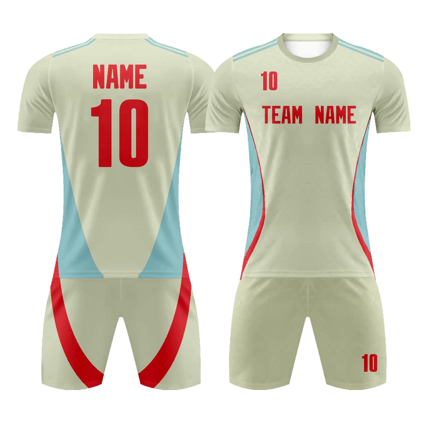Custom Soccer Jersey Shorts Adult Kids Soccer Uniform