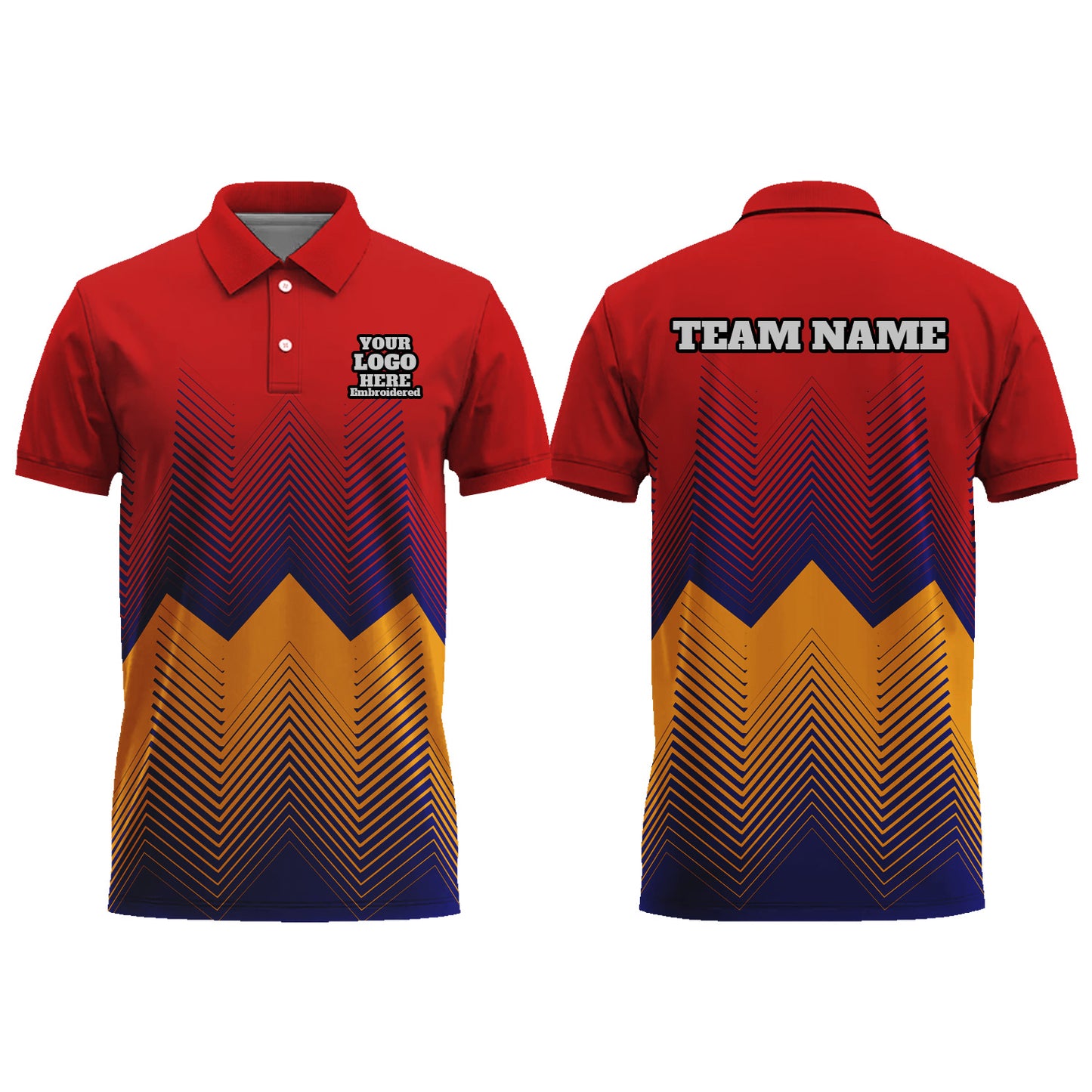Personalized Men Women Polo Shirt Slim Fit Golf Jersey
