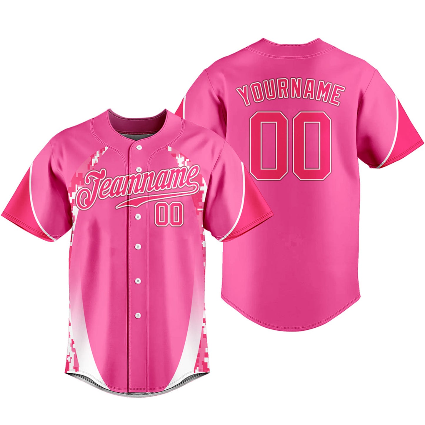 Baseball Jerseys Full Button Down Shirts Sports Uniforms