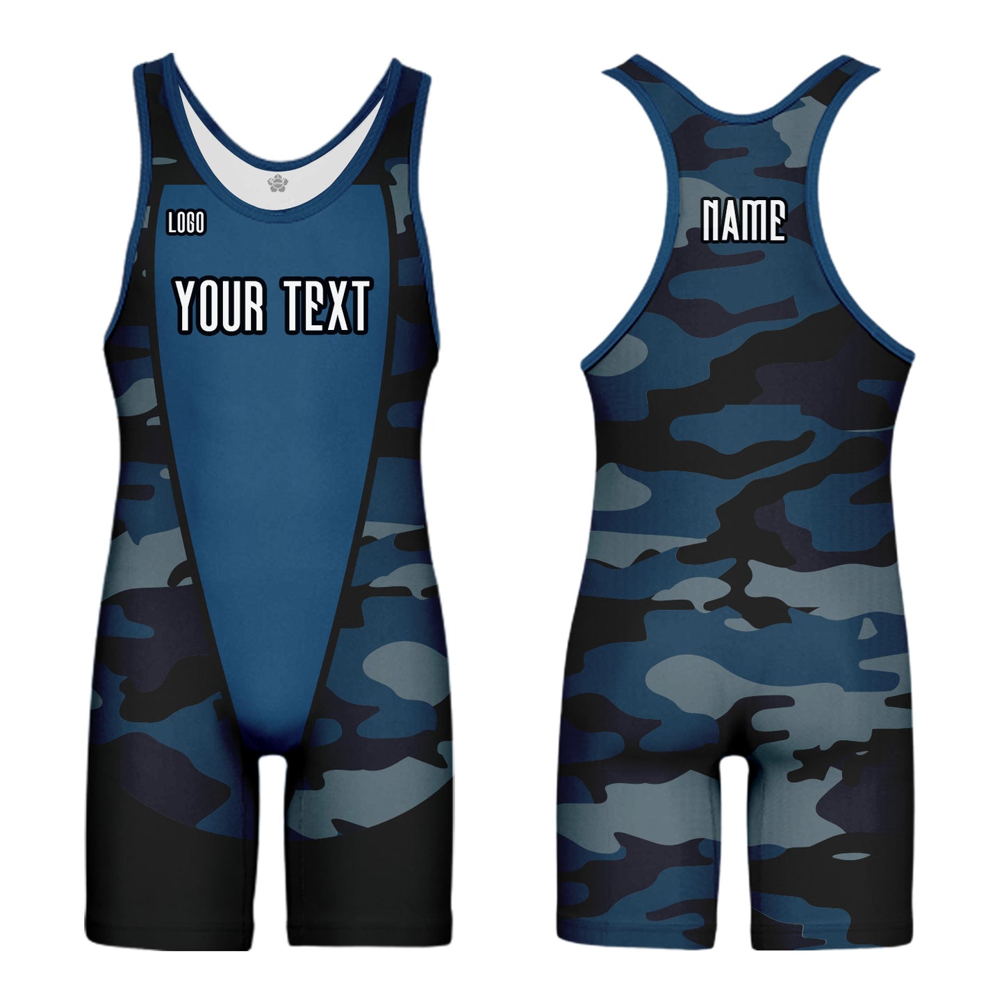 Custom Men Women Camouflage Sports Wrestling Singlet