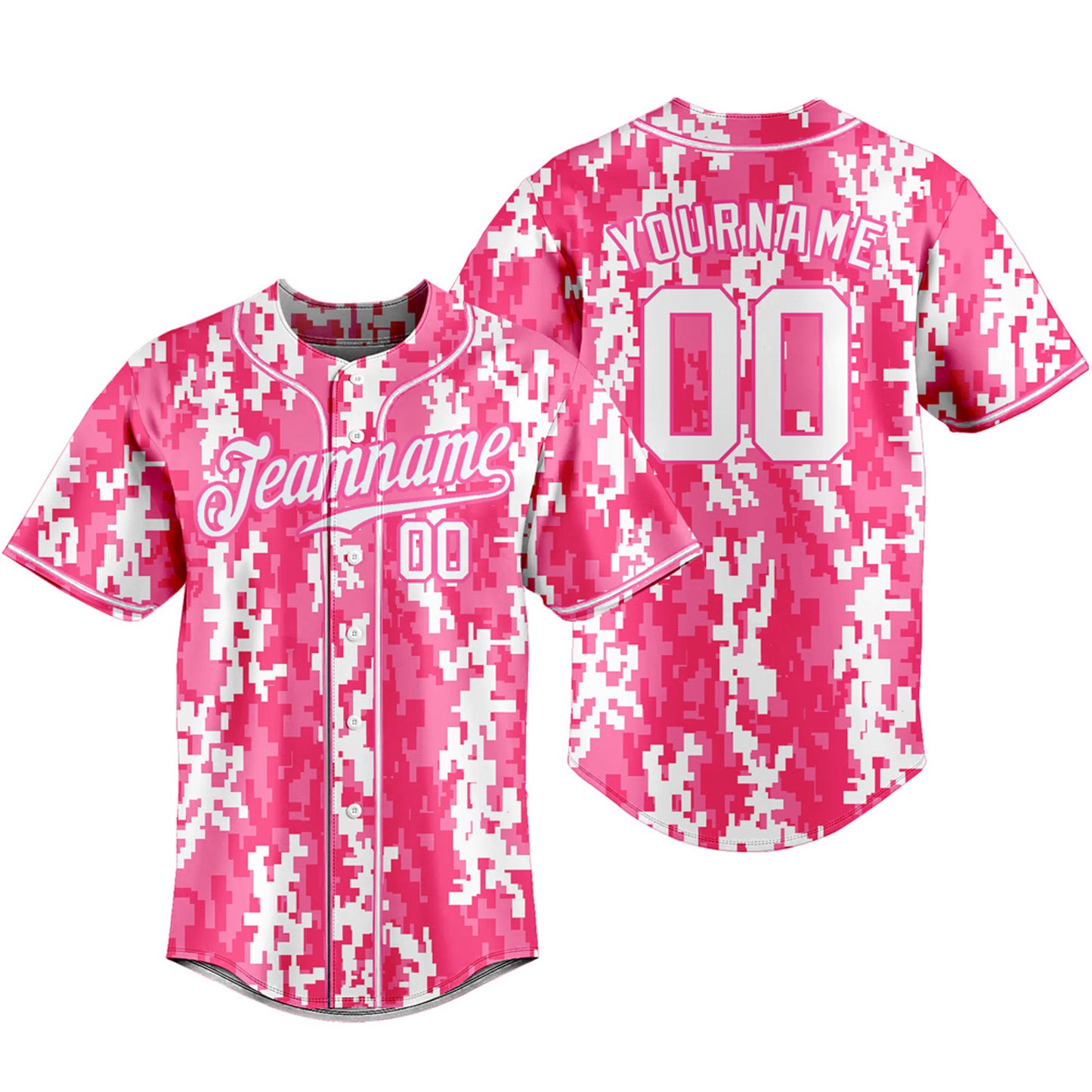 Baseball Jerseys Full Button Down Shirts Sports Uniforms
