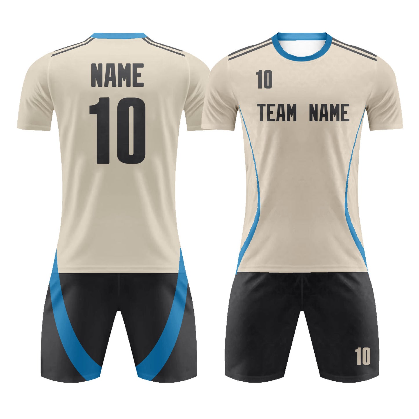 Custom Soccer Jersey Set Training Kits Uniform Breathable