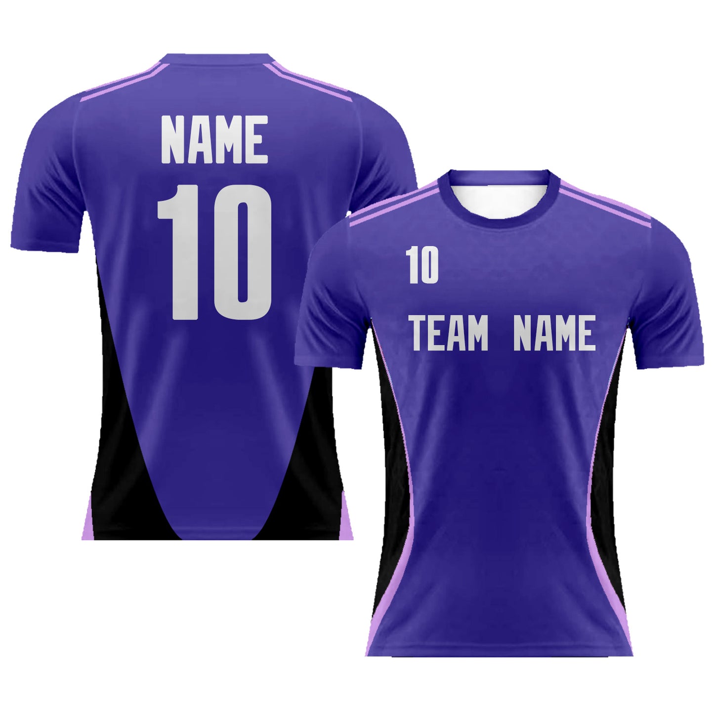 Personalized Purple Soccer Jerseys for Men Kids Training Uniform