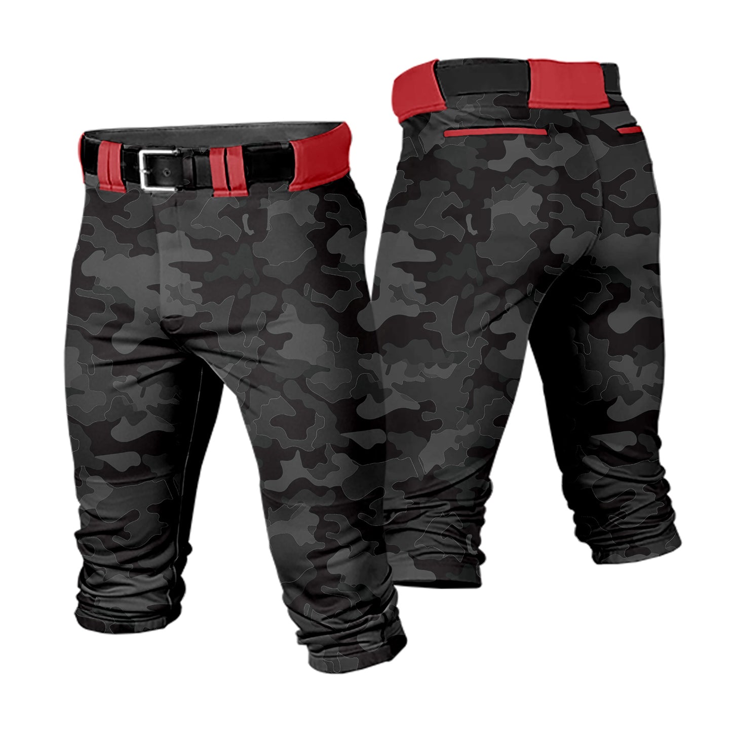 Men Youth Camouflage Cropped Baseball Pants
