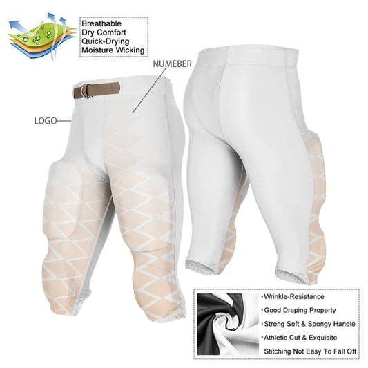 Custom Camouflage Football Pants with Number Logo