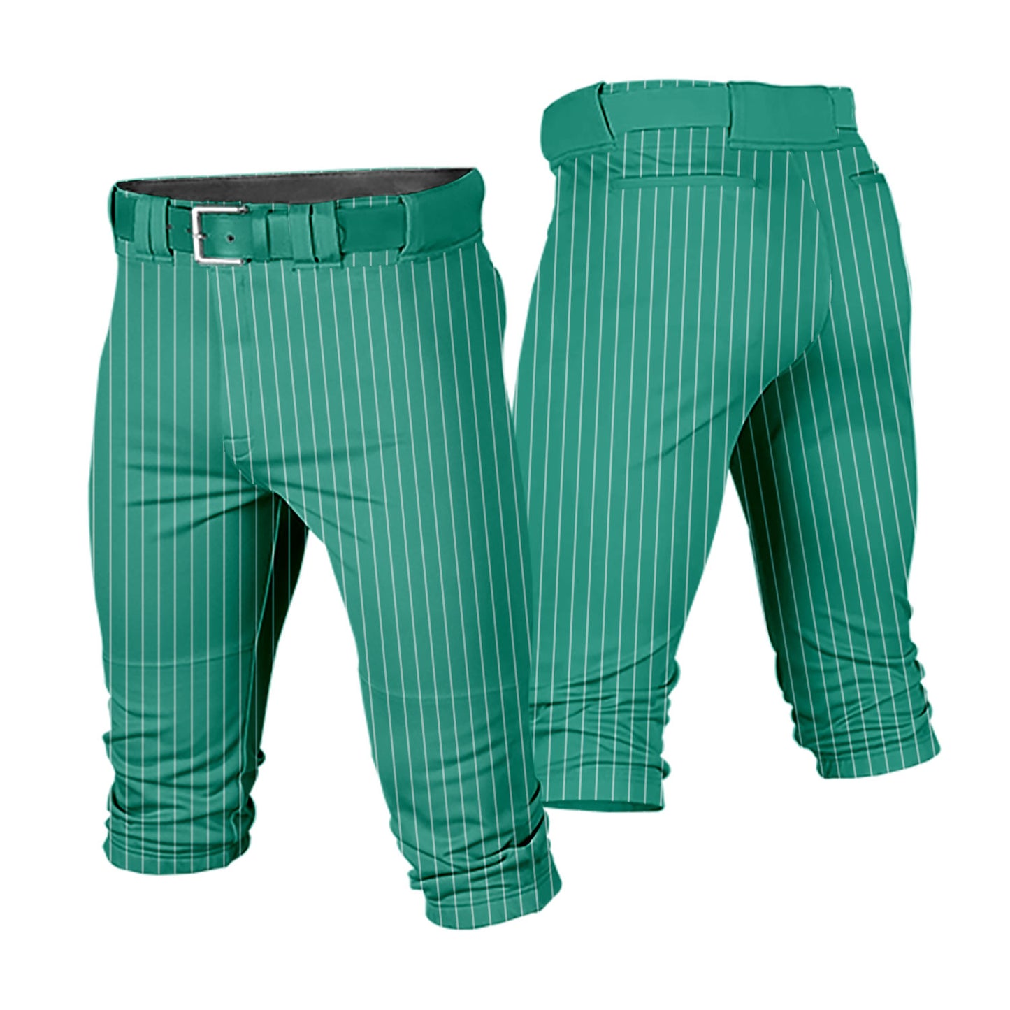 Custom Men Youth Striped Cropped Baseball Pants Training Uniform