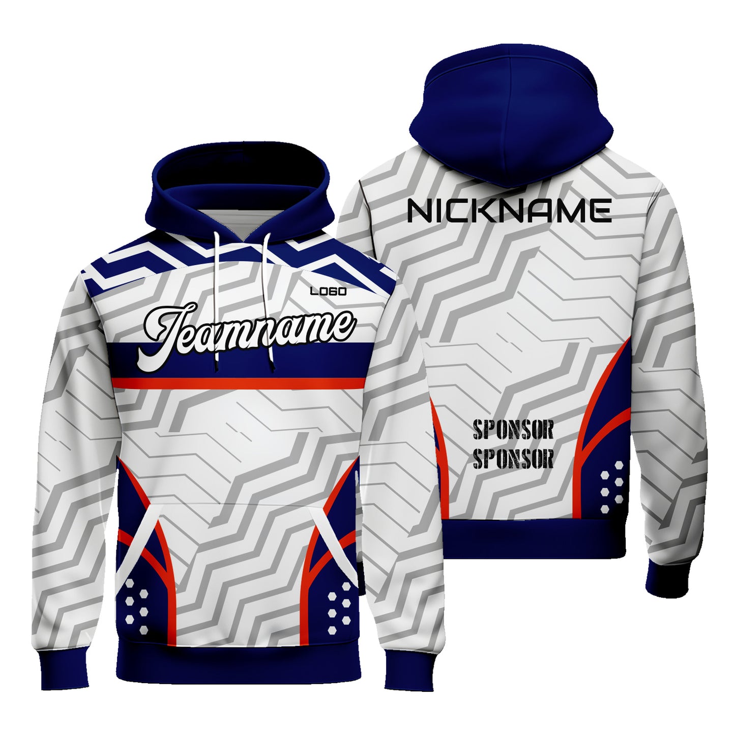 Custom Line Hoodies for Men Women Football Pullover