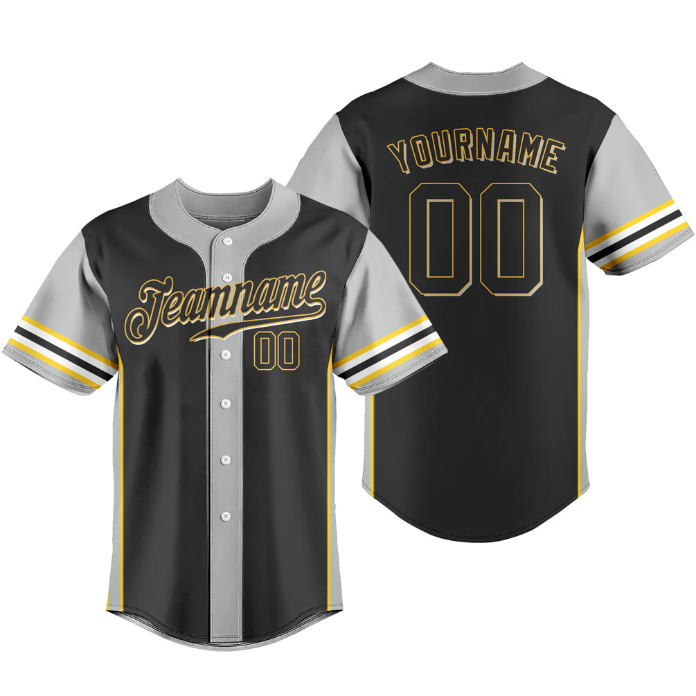 Custom Baseball Jersey Button Down Short Sleeve Shirts