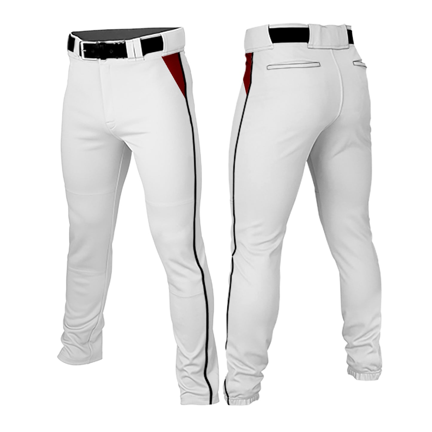 Men Youth Baseball Pants Elastic Breathable Sports Uniforms