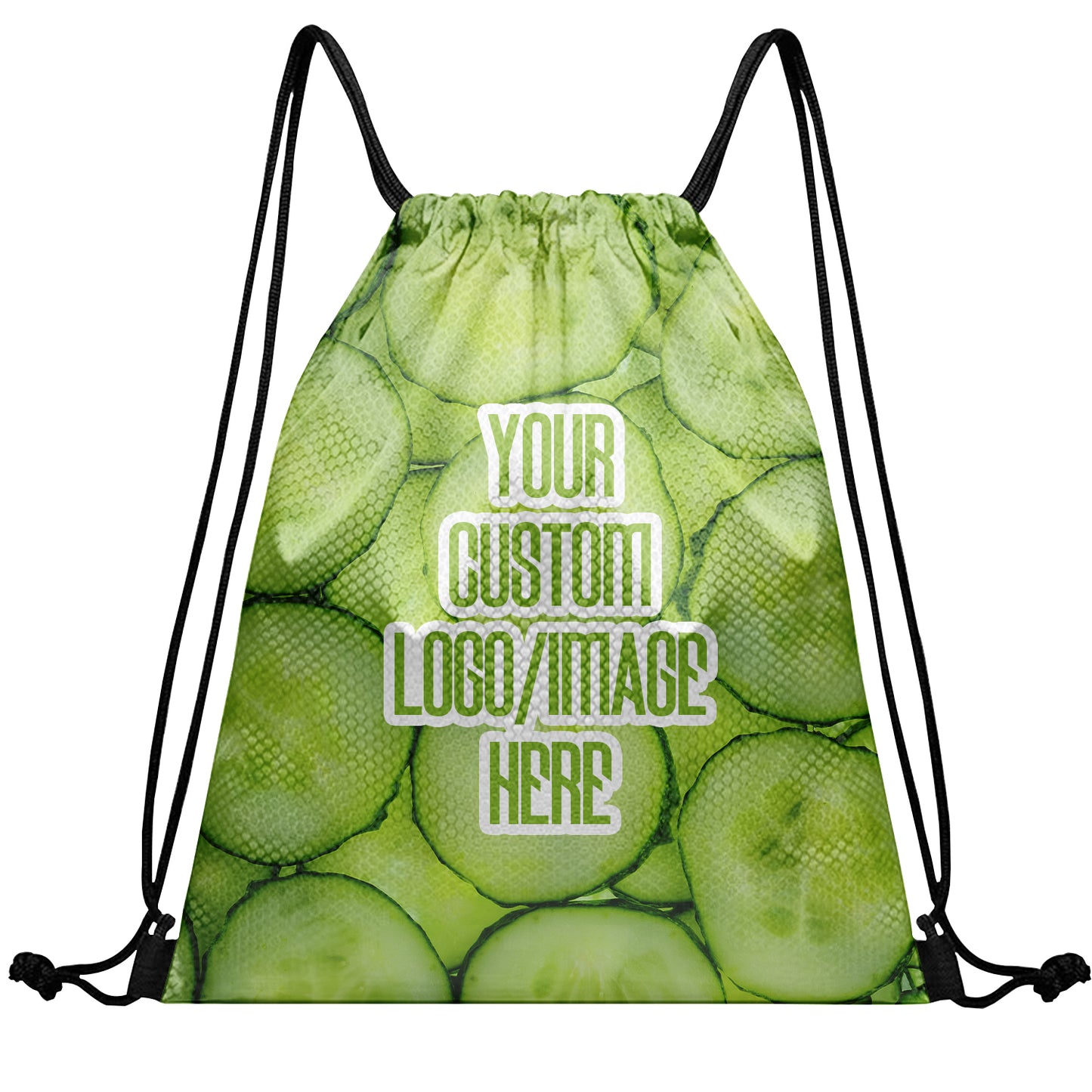 Men Women Ready Sackpack Custom Biscuit Drawstring Backpack