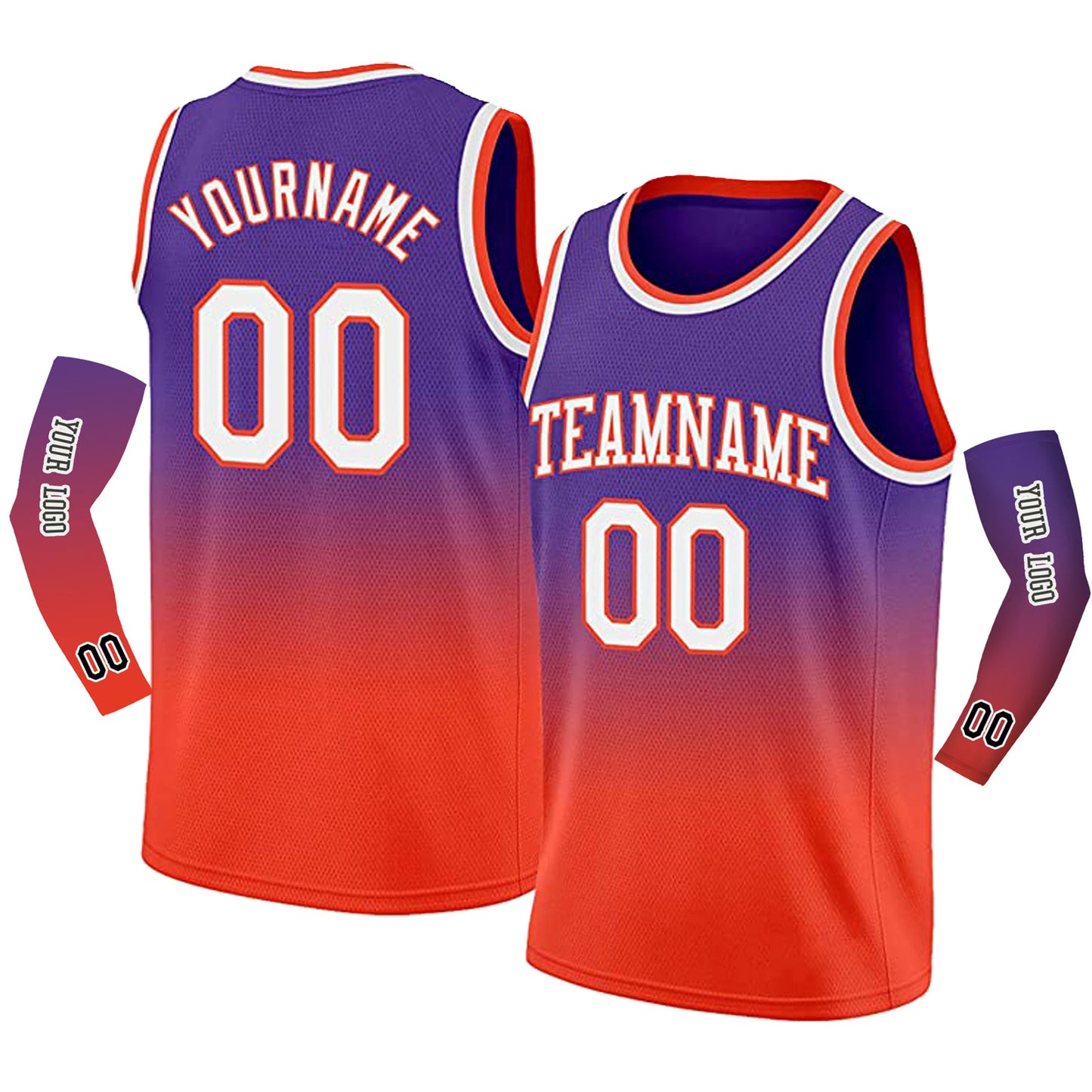 Custom Gradient Basketball Jerseys Team Sports Uniforms