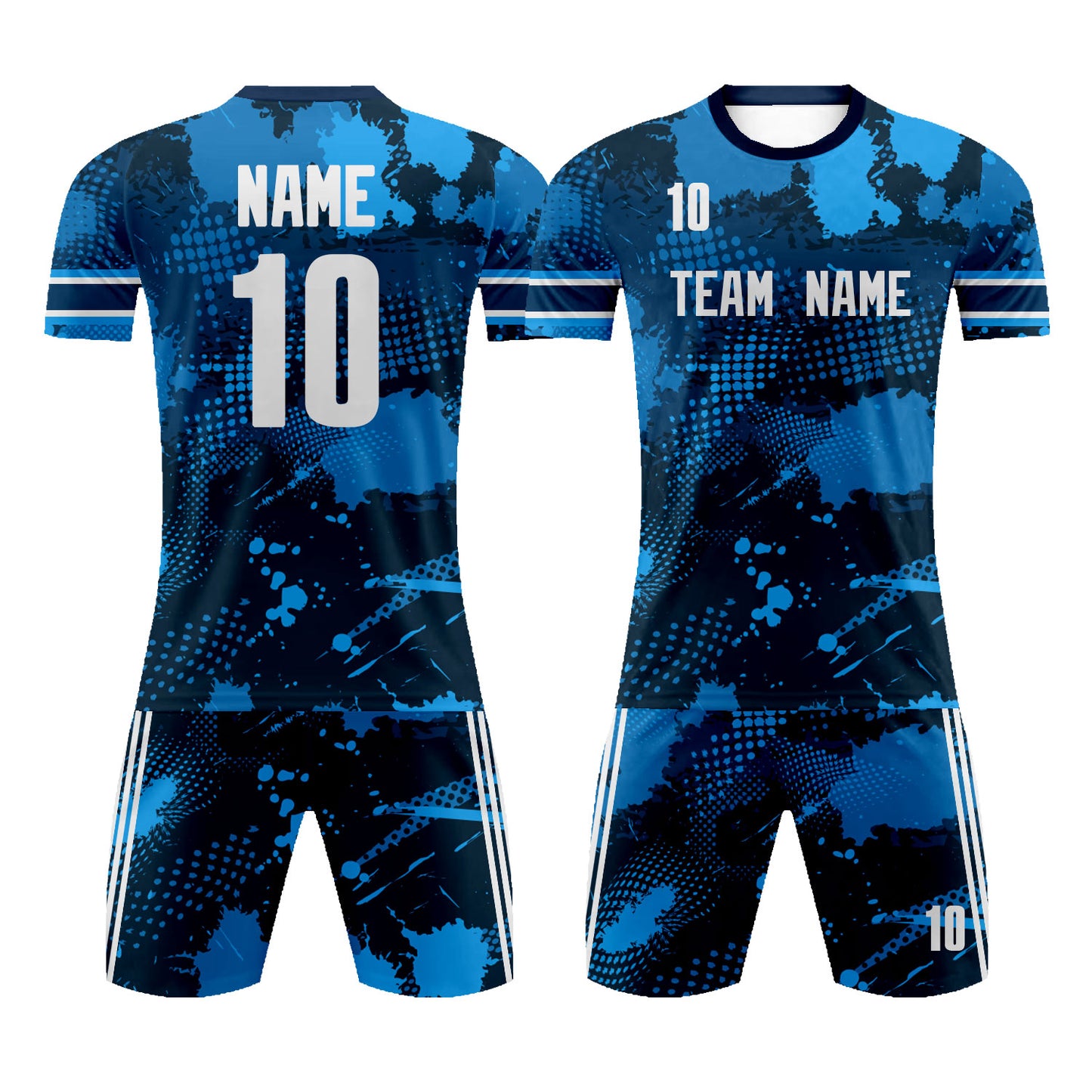 Custom Graffiti Soccer Jersey Short Sports Uniform
