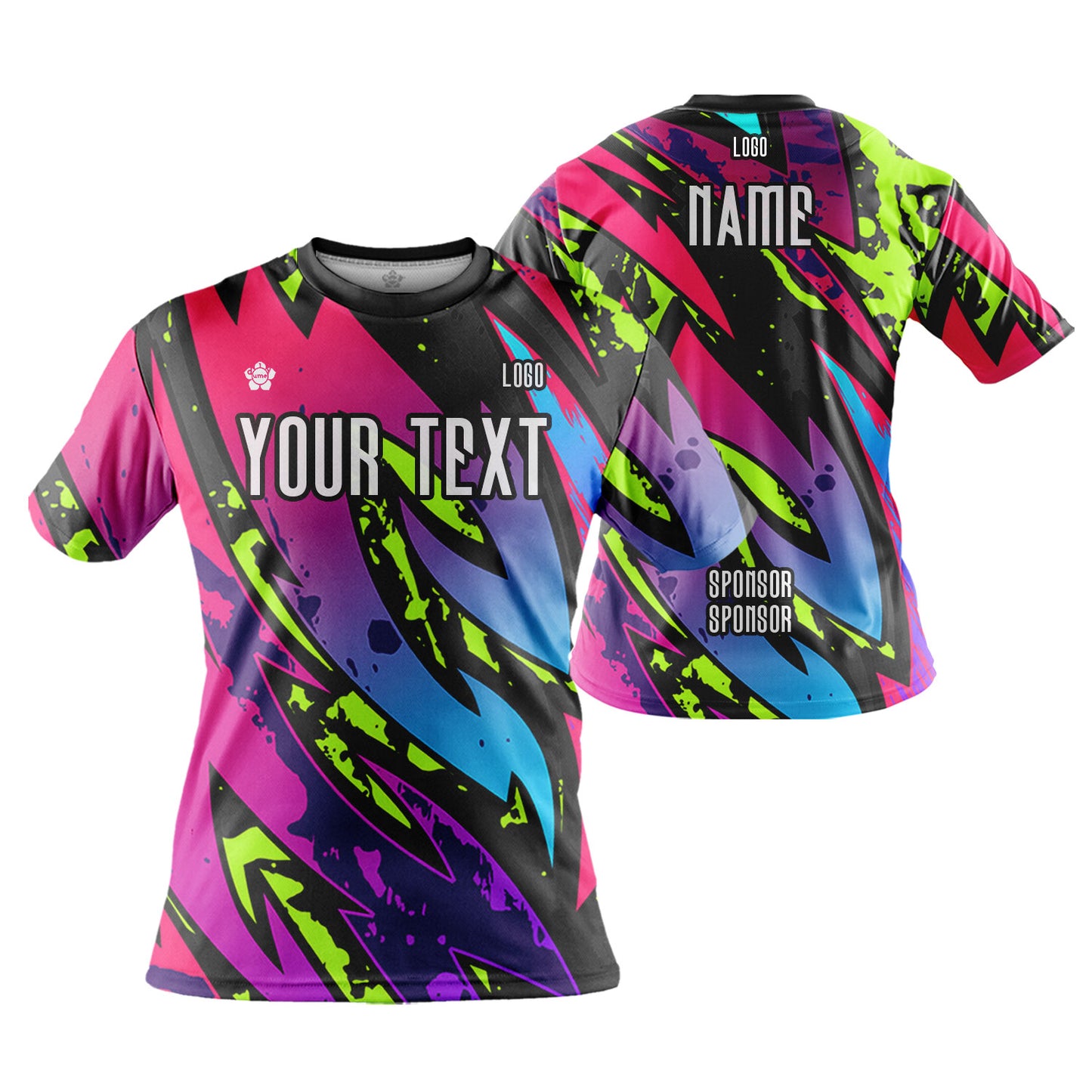 Custom Unisex Street Graffiti Jersey Shirt Short Sleeve for Running