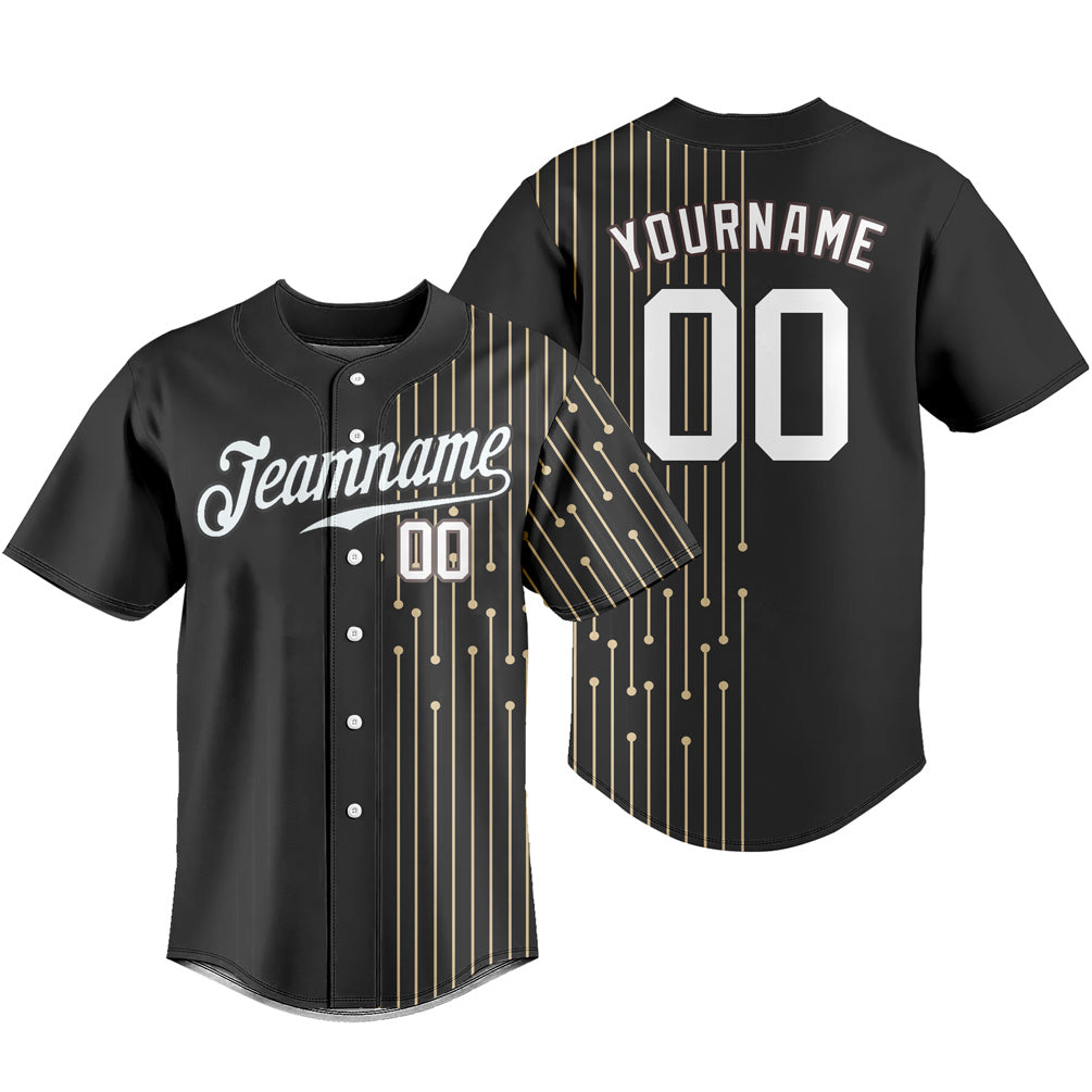 Custom Baseball Jersey Full Botton Short Sleeve T-shirts