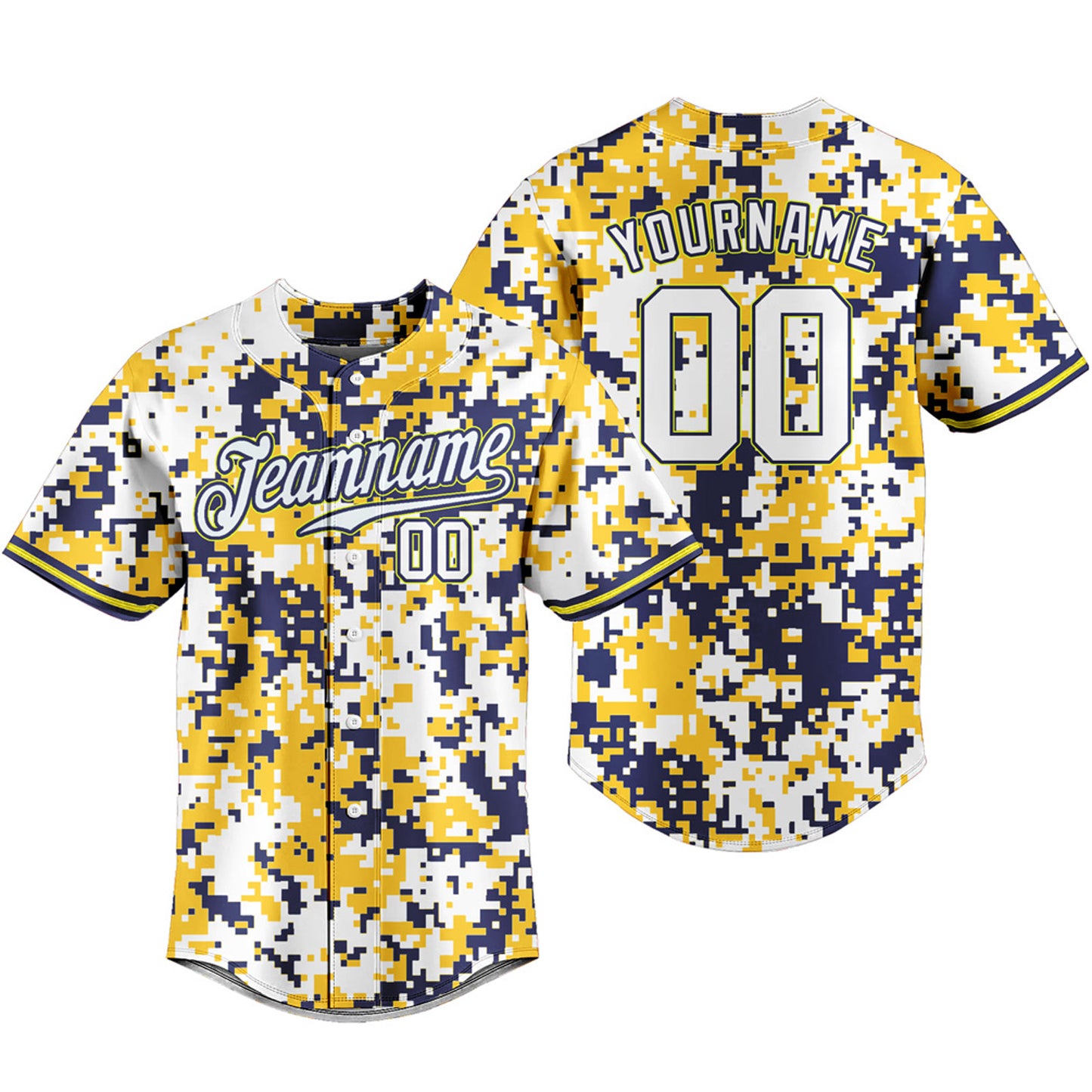 Custom Baseball Jersey Botton Down Hip Hop T-shirts