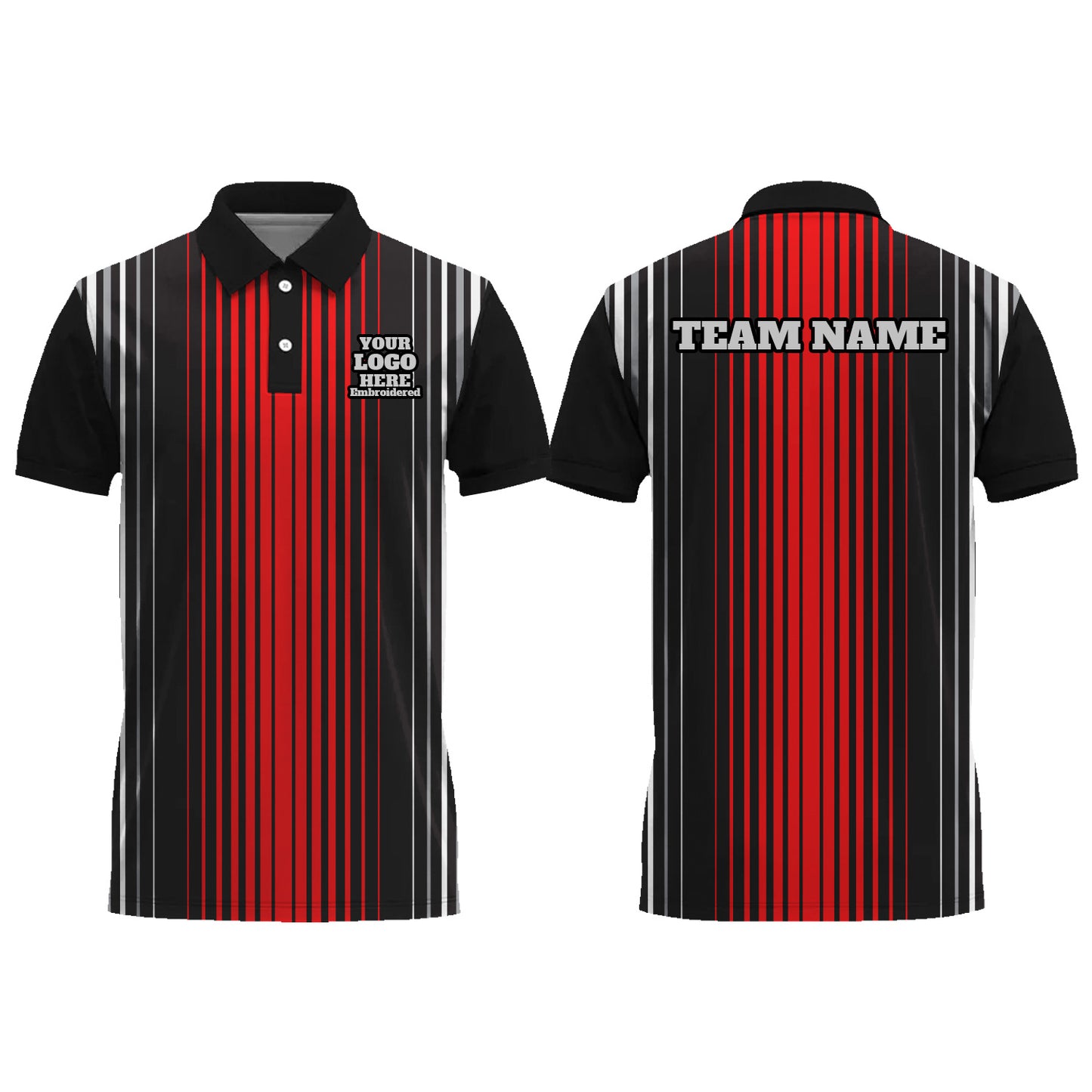 Personalized Men Women Polo Shirt Slim Fit Golf Jersey