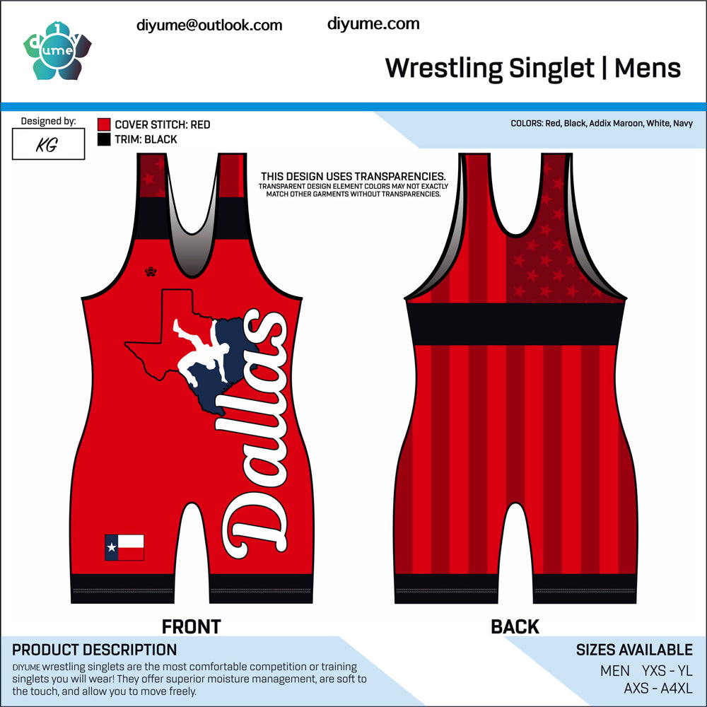 Customized Wrestling Singlets for Men Women Kids
