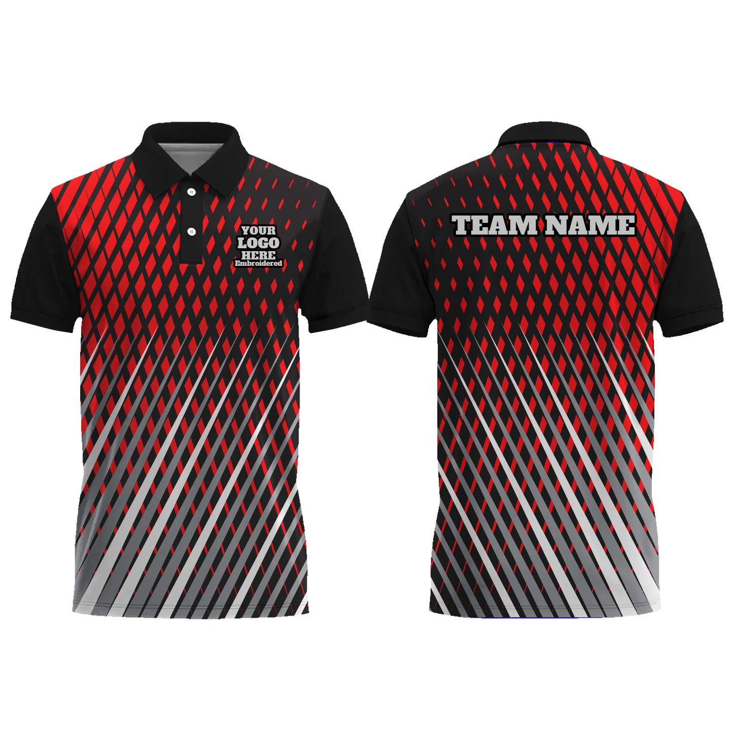 Personalized Men Women Polo Shirt Slim Fit Golf Jersey