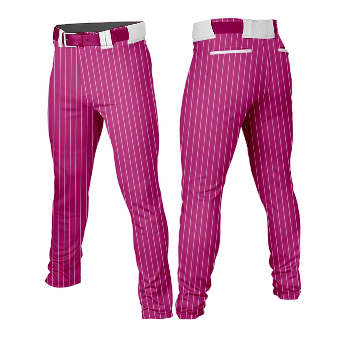 Custom Men Striped Baseball Pants Breathable Trousers for Kids