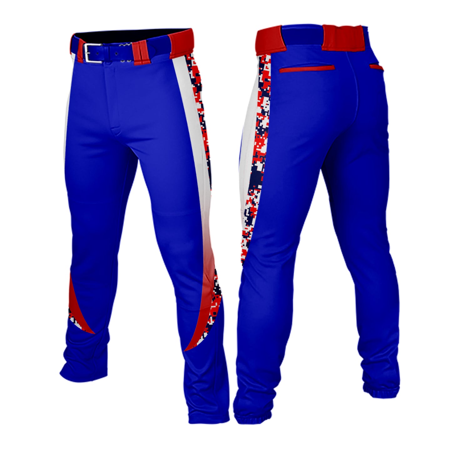 Custom Men Youth Camouflage Baseball Pants Casual Trousers