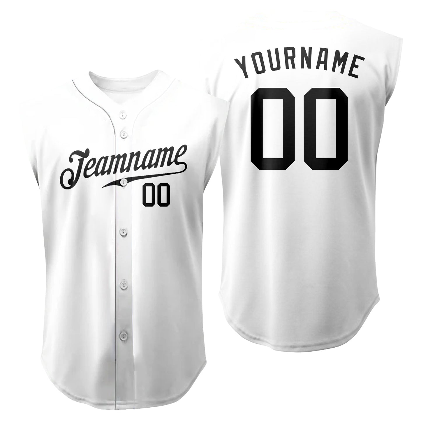 Custom Sleeveless Baseball Jersey Training Athletic Shirts