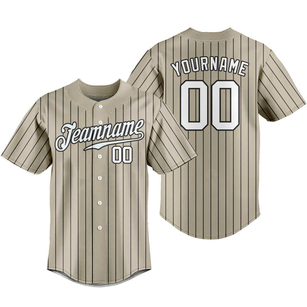 Custom Baseball Jersey Stripe T-shirts Team Uniforms
