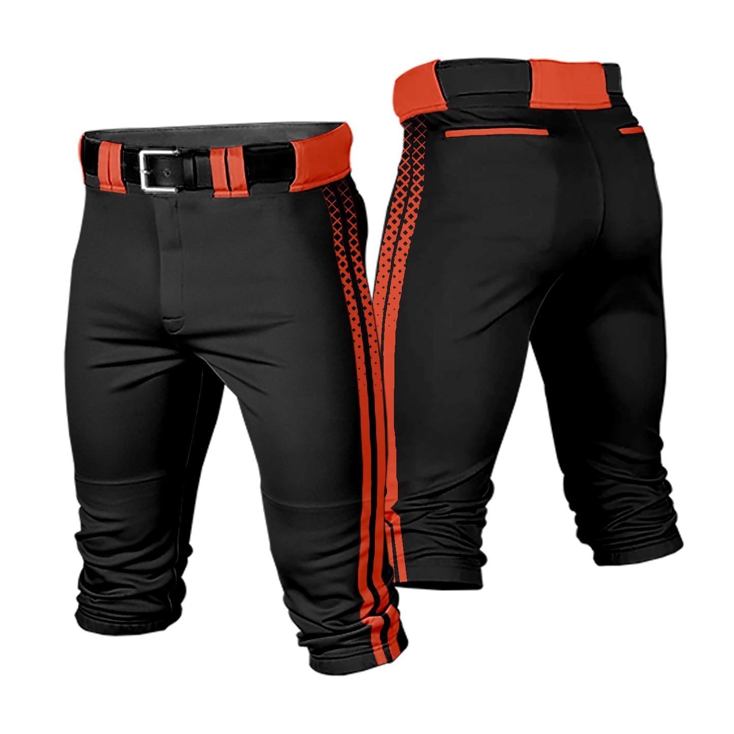 Custom Men Youth Traditional Cropped Baseball Pants