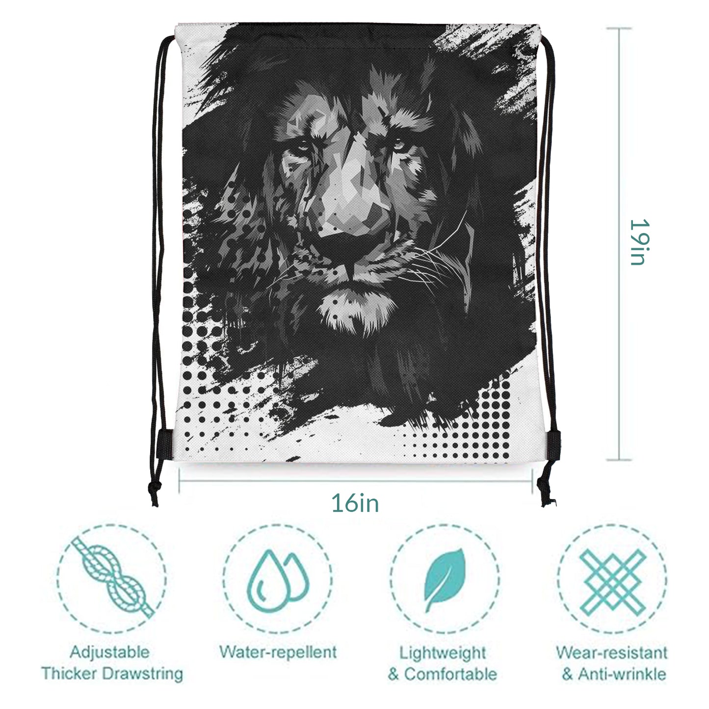 Camouflage Ready Sackpack Custom Drawstring Backpack for Team