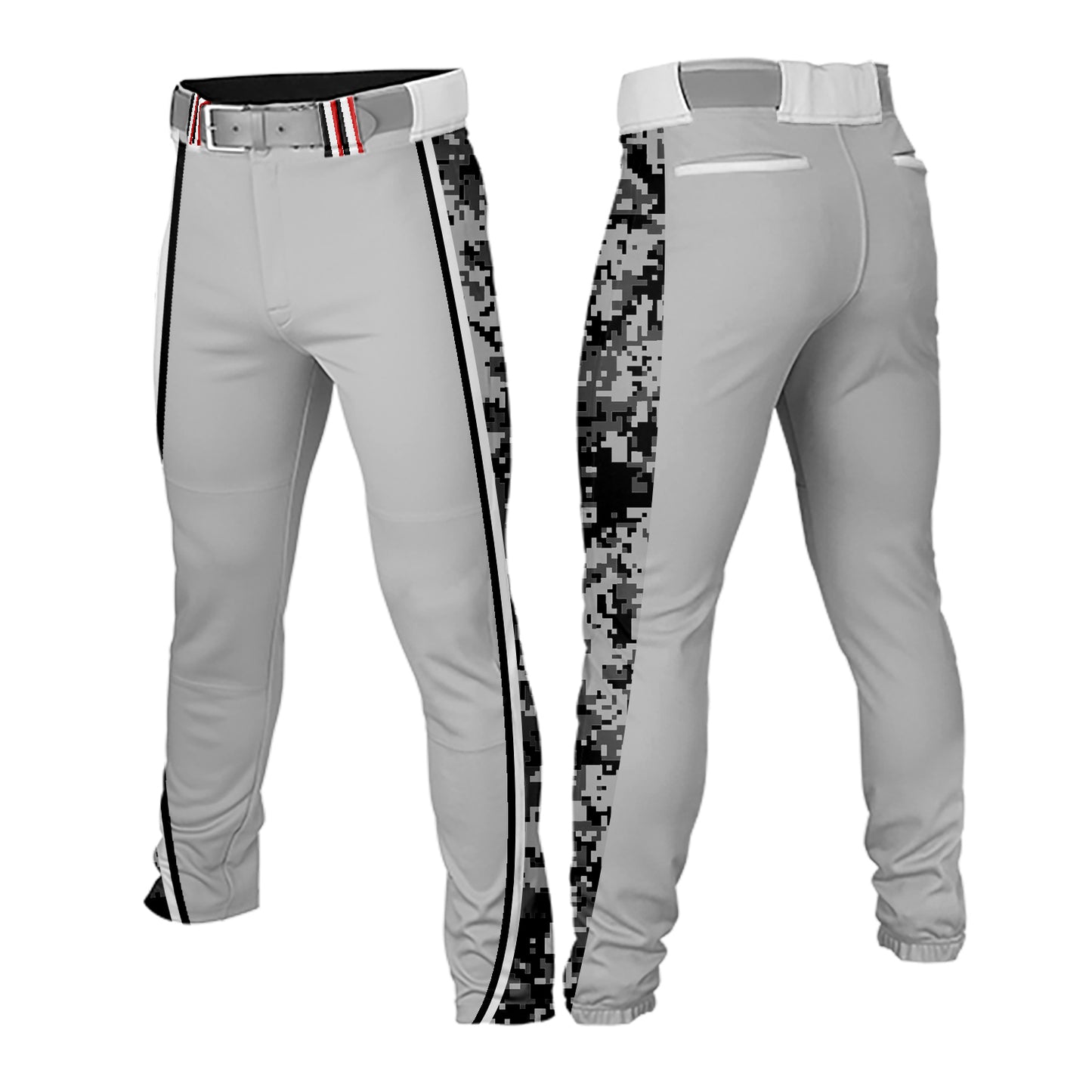 Custom Men Youth Camouflage Baseball Pants Casual Trousers
