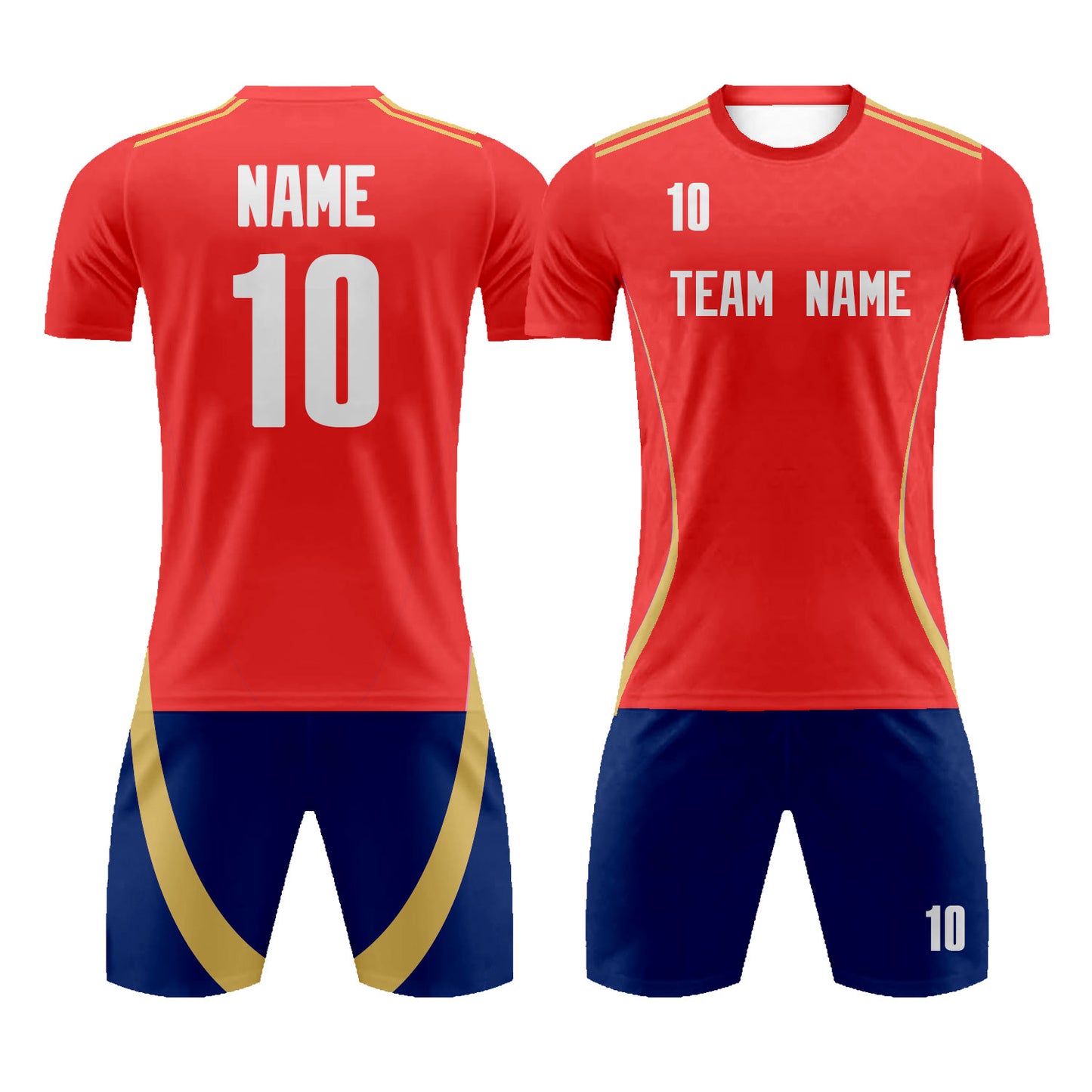 Custom Soccer Jersey and Short Personalized Round Neck Shirts