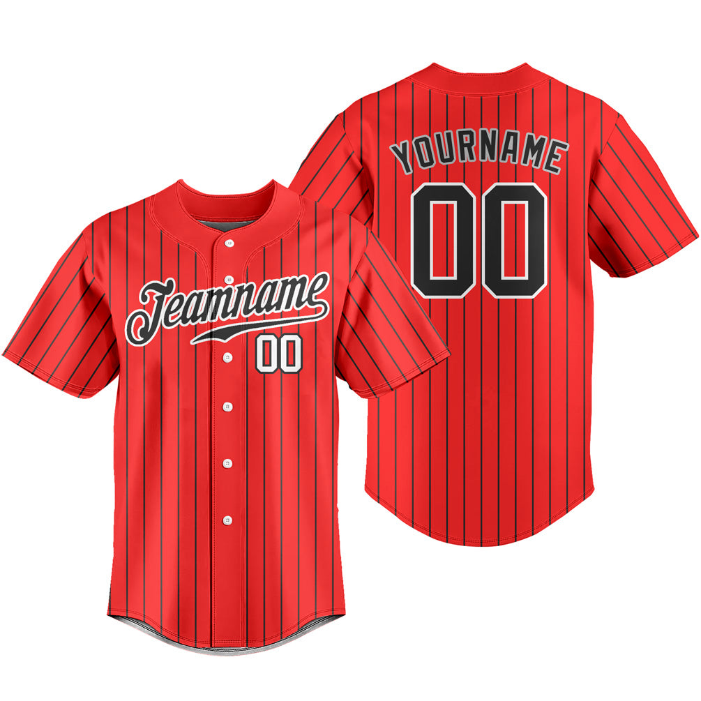 Custom Baseball Jersey Stripe T-shirts Team Uniforms