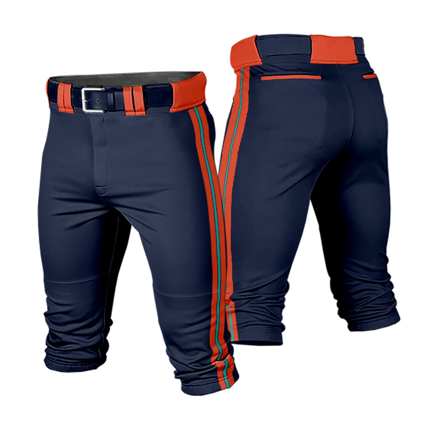Custom Men Youth Traditional Cropped Baseball Pants
