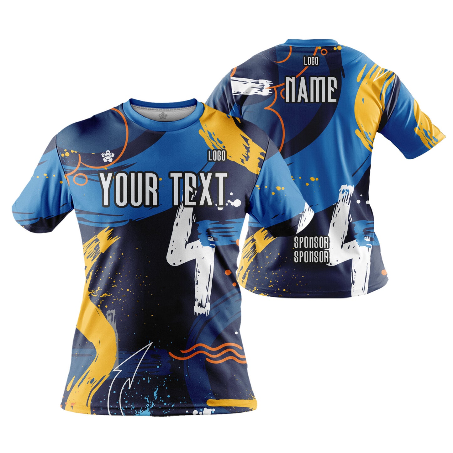 Custom Unisex Street Graffiti Jersey Shirt Short Sleeve for Running