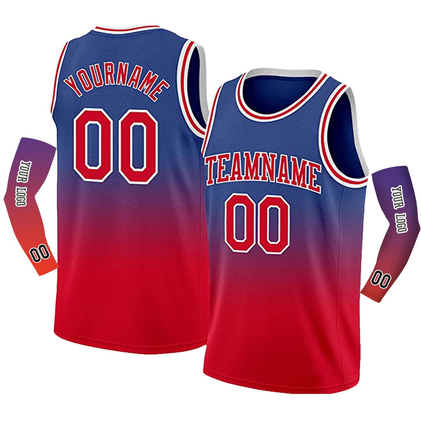 Custom Gradient Basketball Jerseys Team Sports Uniforms