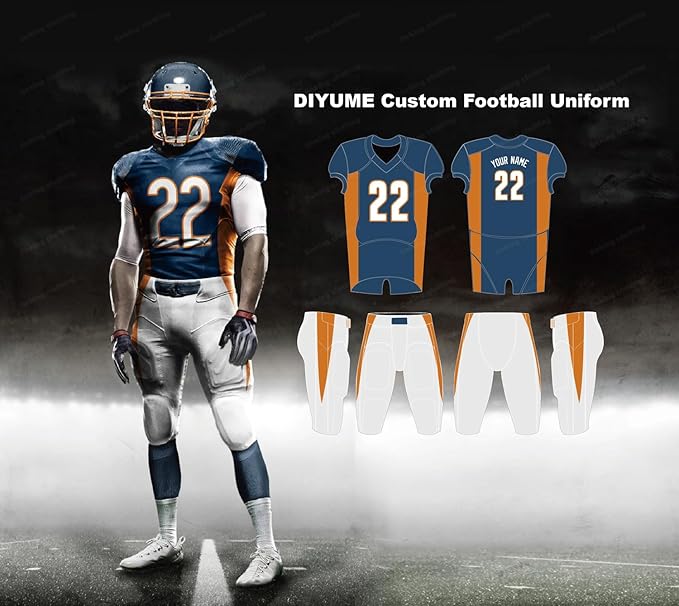Custom Adult Youth Football Uniform Sports Jersey Pant