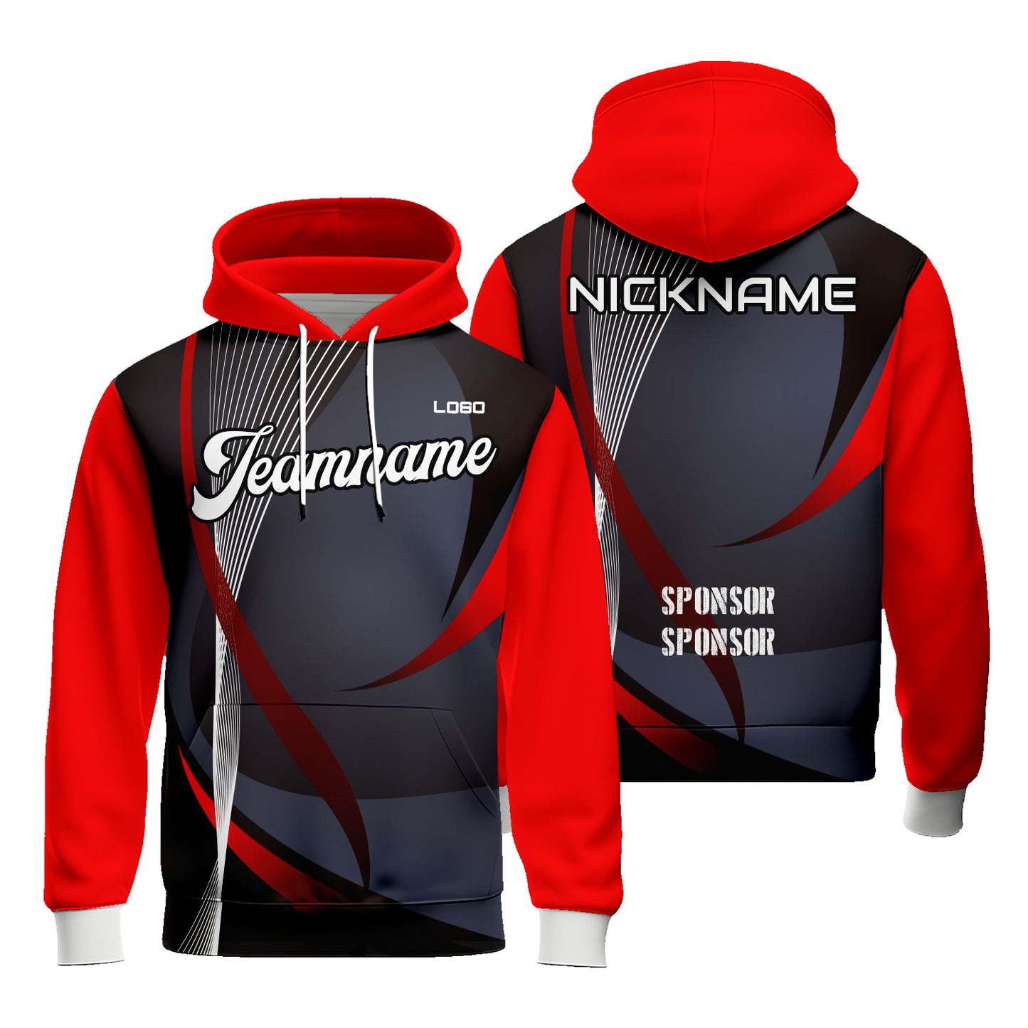Custom Line Hoodies for Men Women Football Pullover