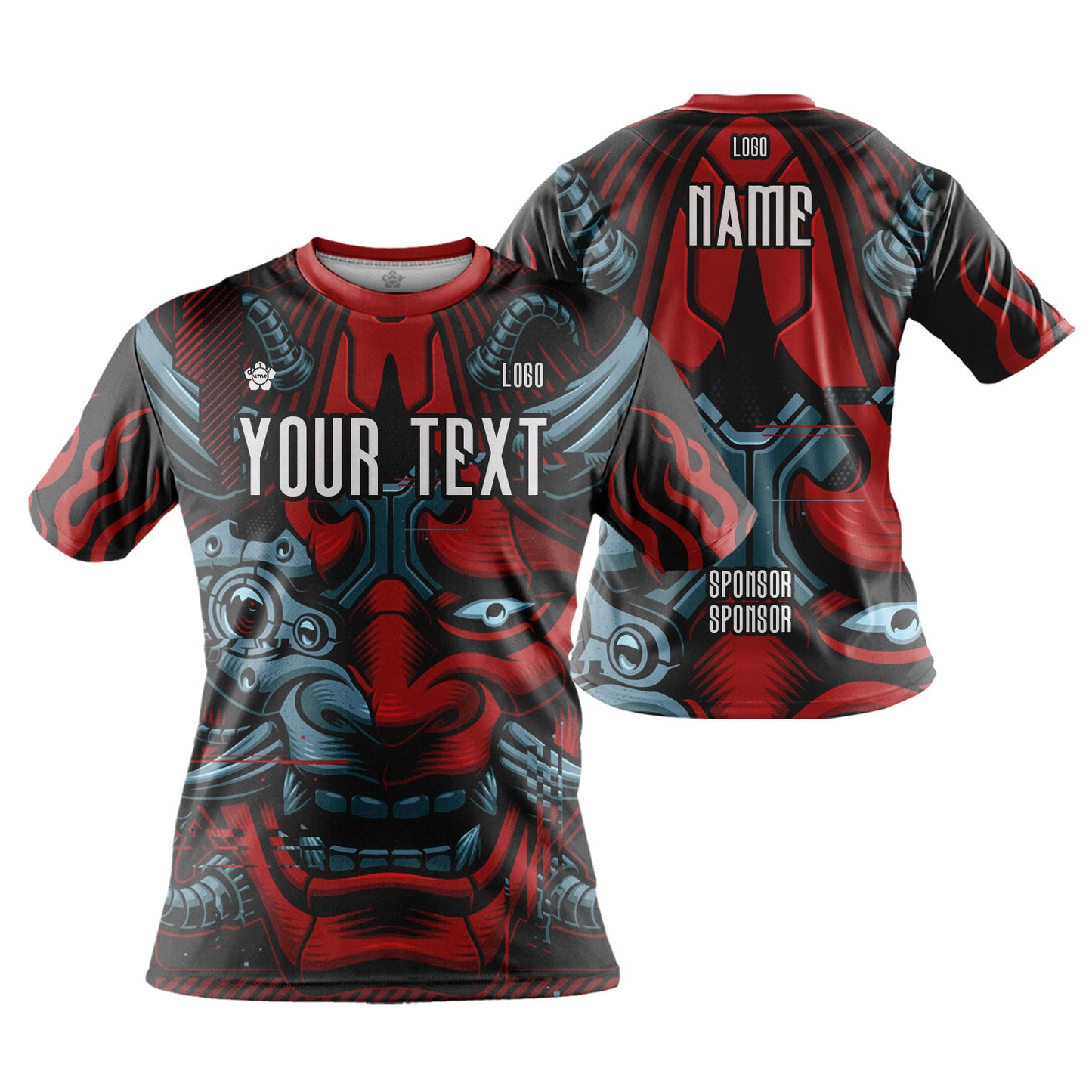 Custom Men Women Skull Series Jersey T-Shirt Short Sleeve