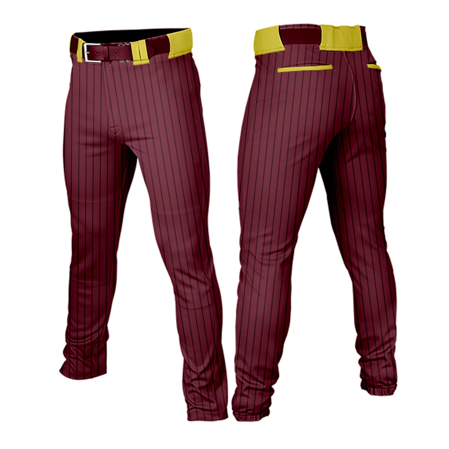 Custom Men Striped Baseball Pants Breathable Trousers for Kids