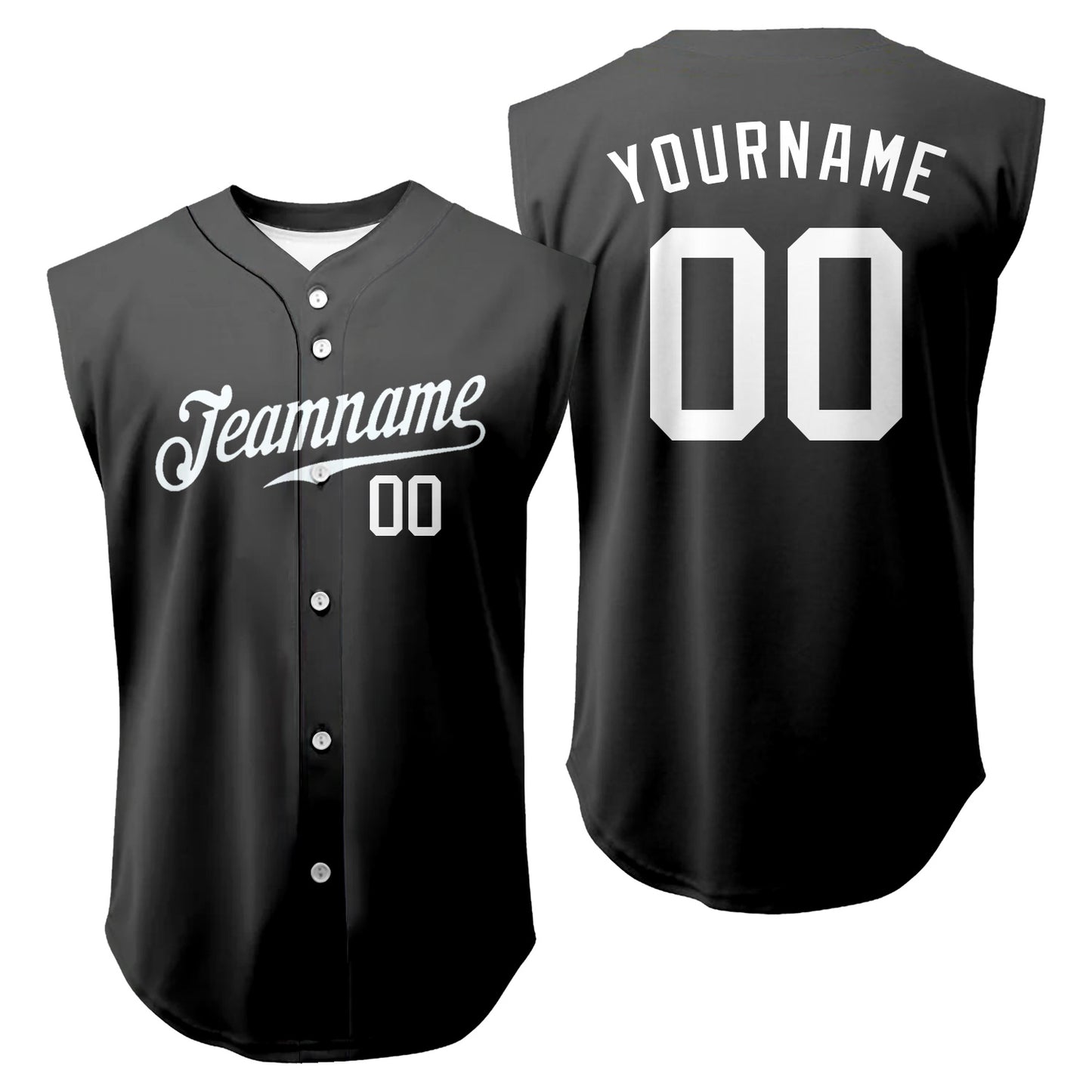 Custom Sleeveless Baseball Jersey Training Athletic Shirts