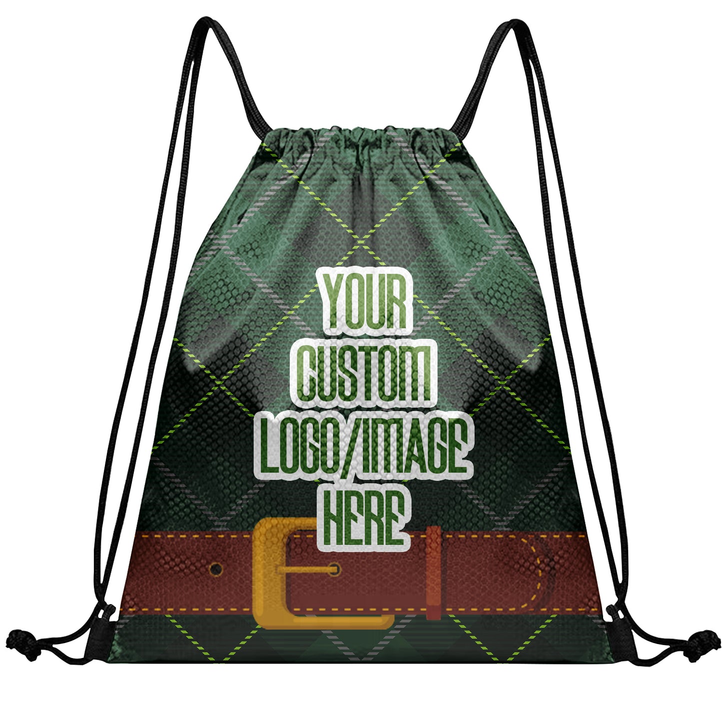 Men Women Ready Sackpack Custom Biscuit Drawstring Backpack
