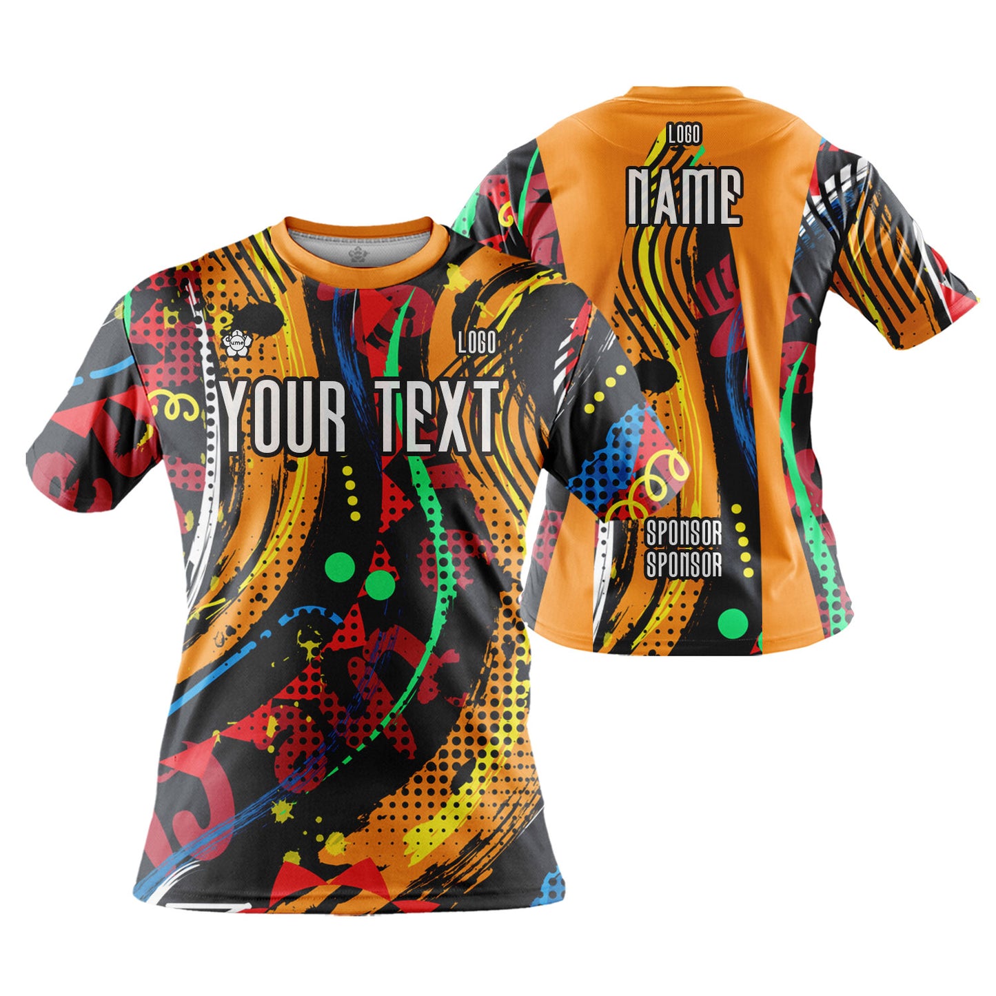 Custom Unisex Street Graffiti Jersey Shirt Short Sleeve for Running