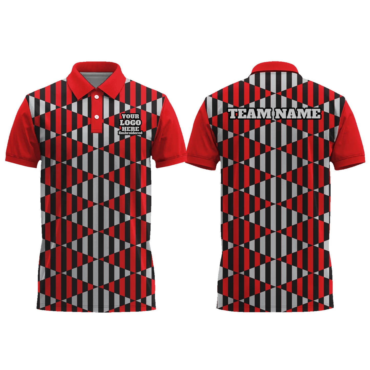 Personalized Men Women Polo Shirt Slim Fit Golf Jersey