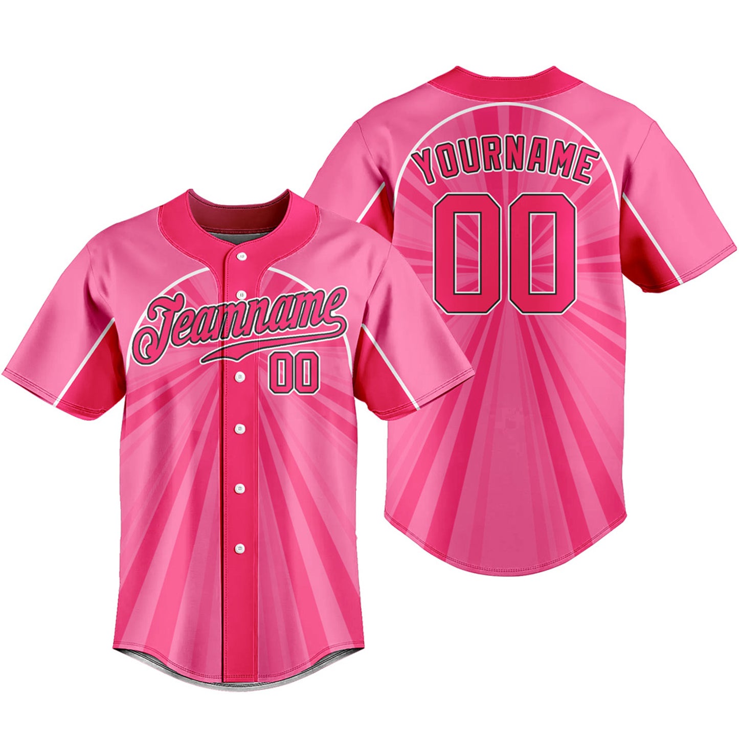 Custom Baseball Jersey Full Botton T-shirts