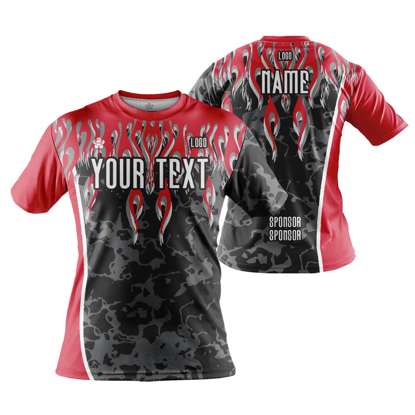 Custom Men Women Skull Series Jersey T-Shirt Short Sleeve