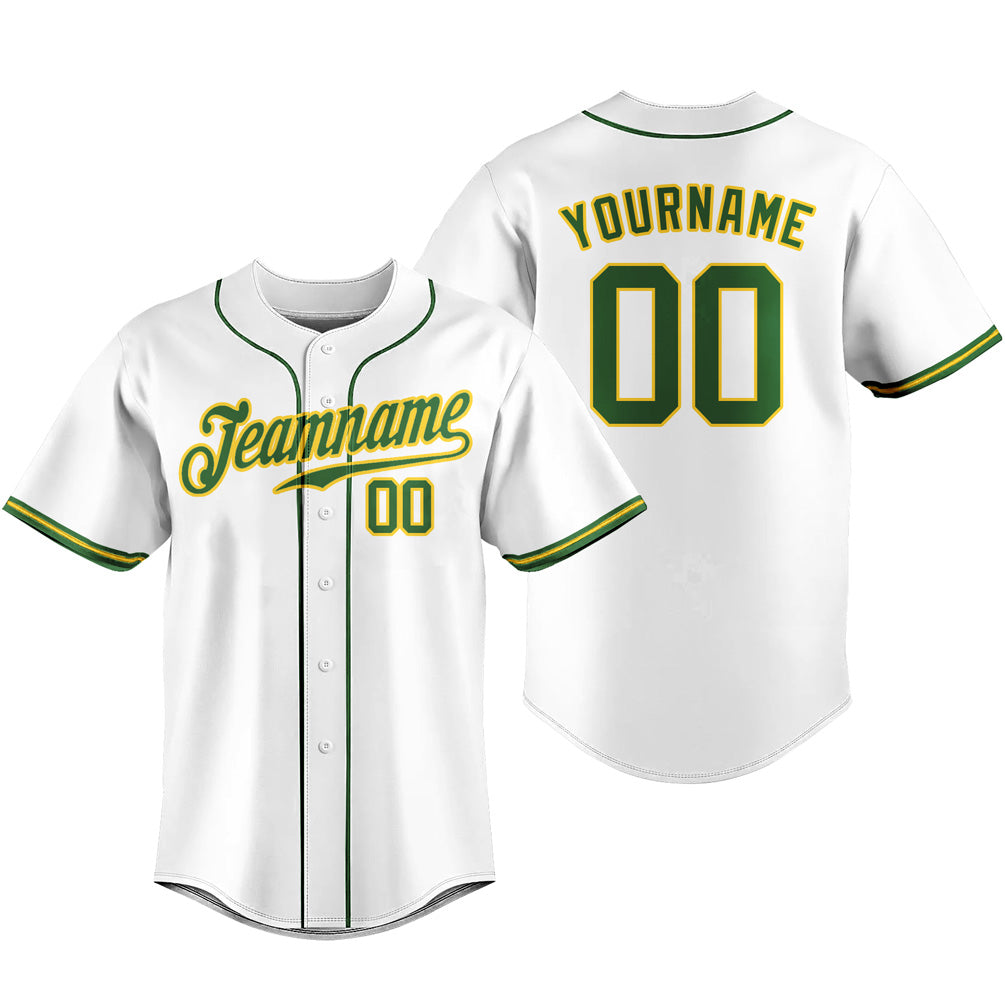 Custom Men Women Youth Baseball Jersey Button Down Sports Tee