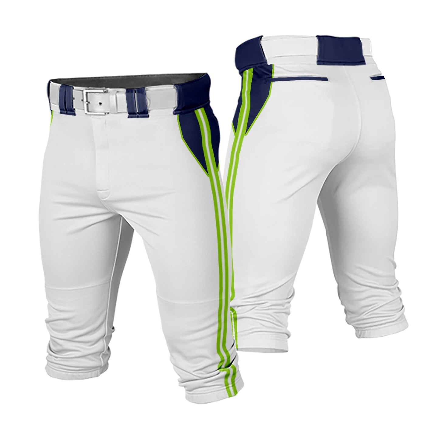 Custom Men Youth Traditional Cropped Baseball Pants